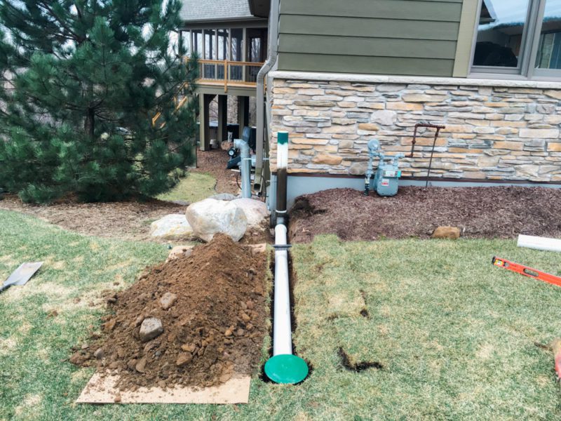 Downspout drainage ideas