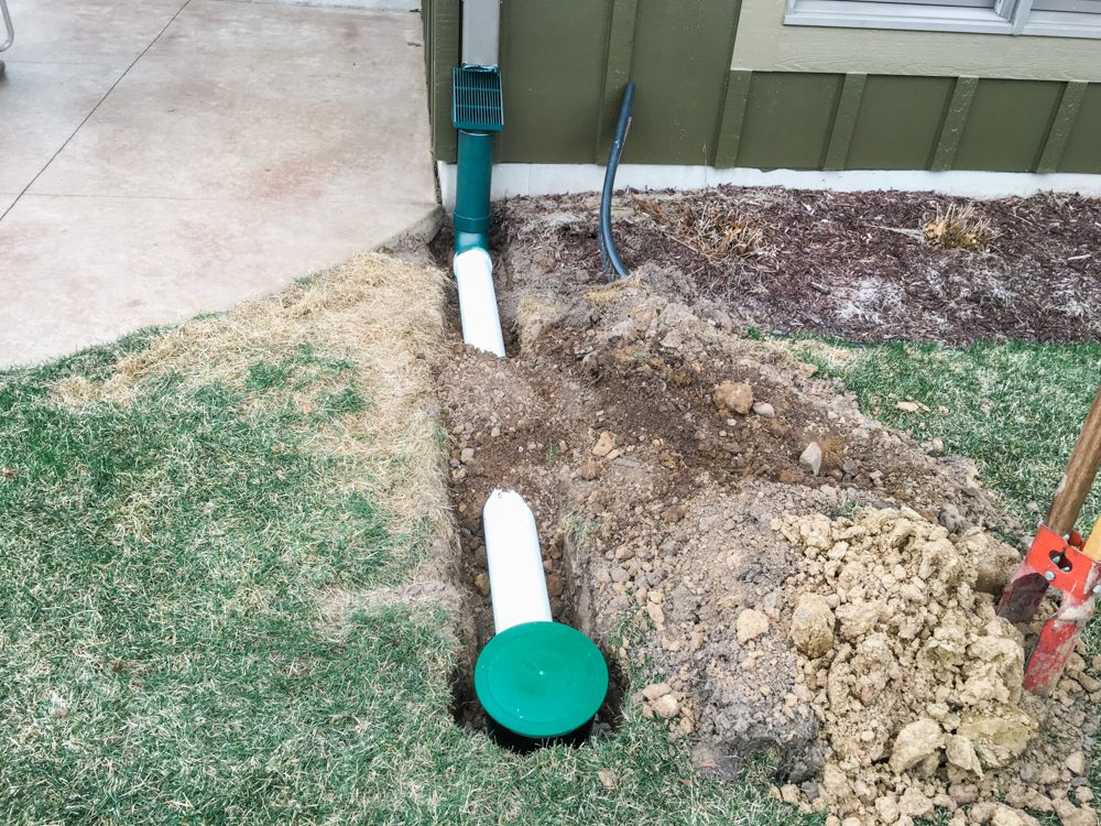DownspoutsAtDads-5-2 Underground downspout pop up emitter drainage pipe