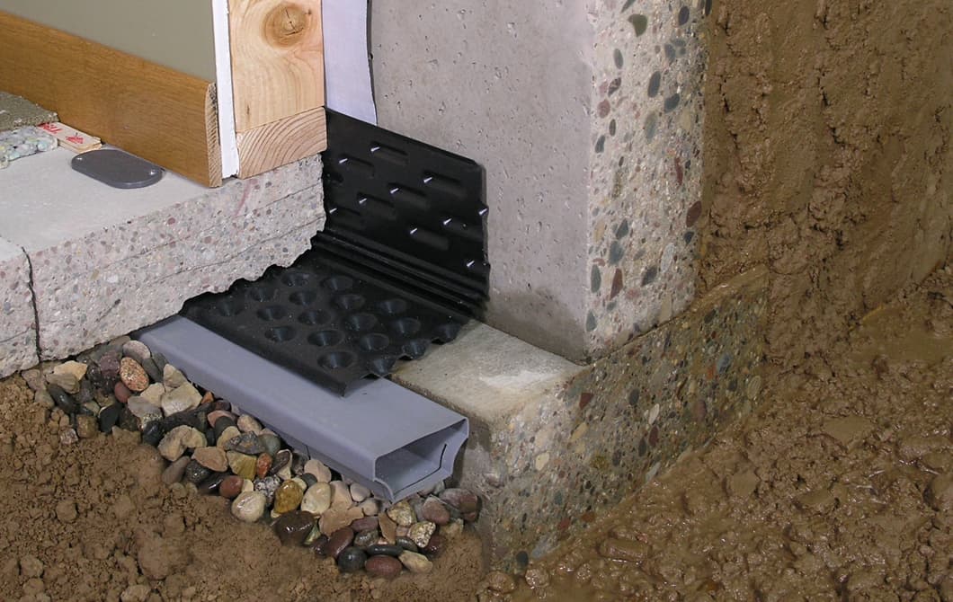 FTDEbrowseslide Installing fast track basement waterproofing system