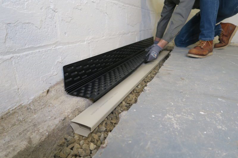 Professional basement waterproofing systems and supplies