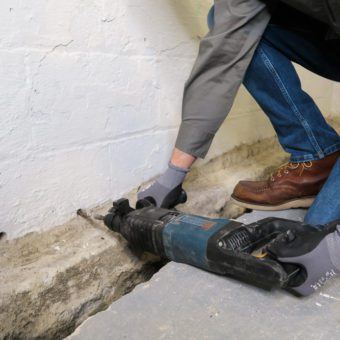 basement waterproofing<br />
installation support
