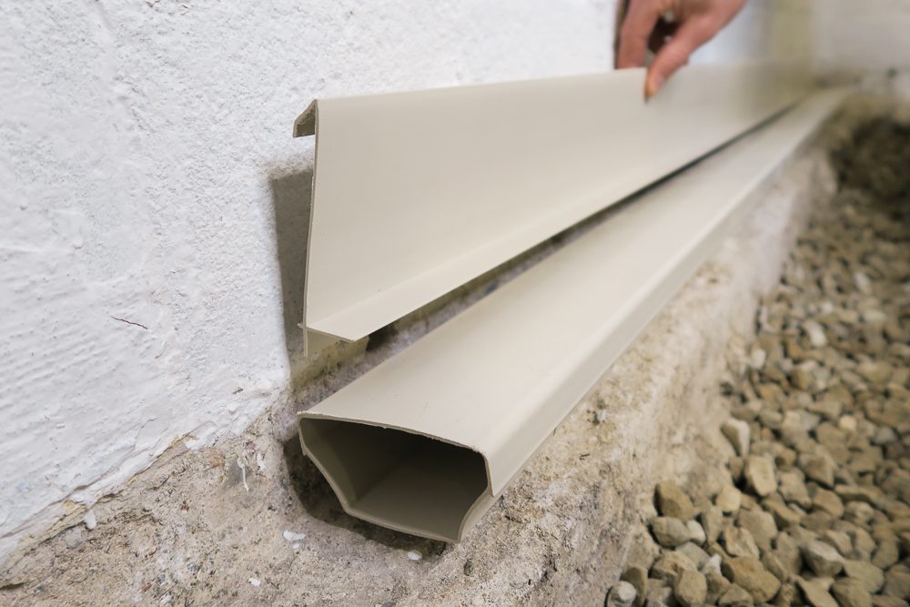 Installing-Contractor-Basement-Waterproofing1000px-Systems-7305 Basement waterproofing drainage board drain tile - Rim Skirt