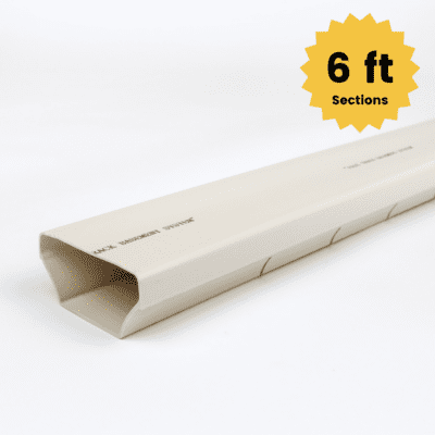 Fast Track basement waterproofing drain tile system