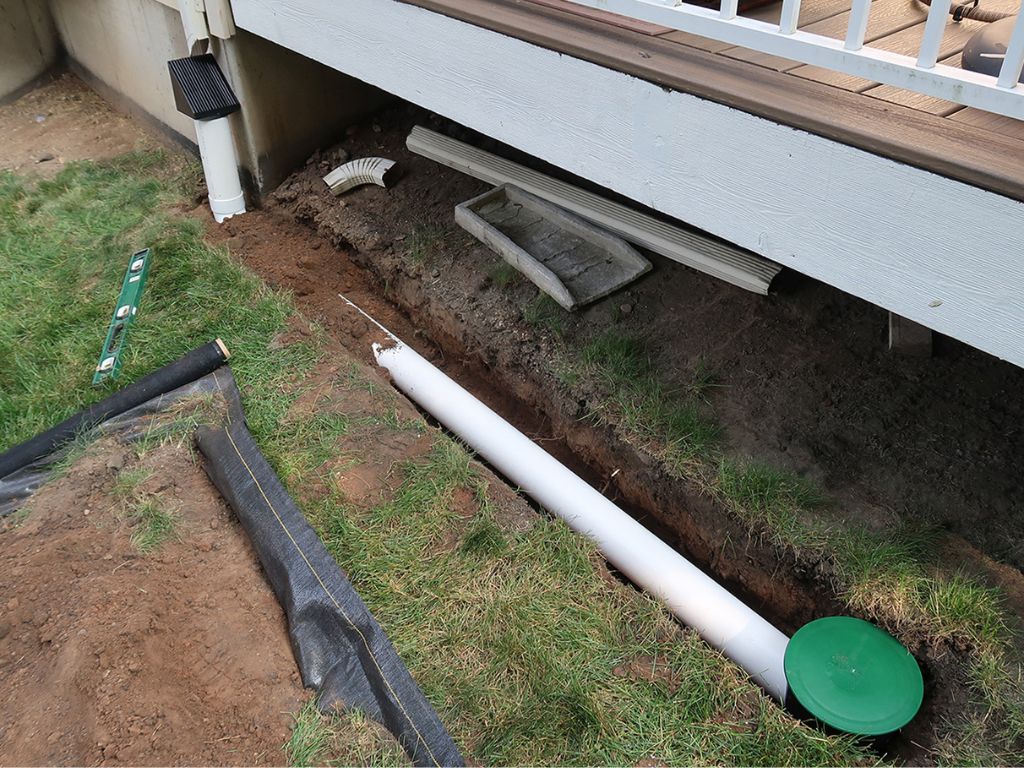 undergrounddownspoutsinstall UnderGround downspout kits easy to install DIY downspout extension