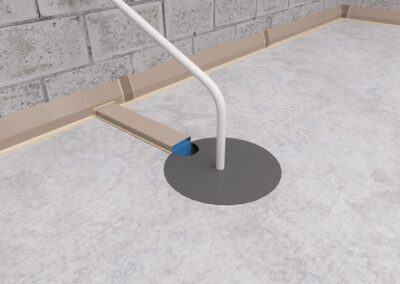 how to waterproof your wet leaky basement with basement drainage channel DIY