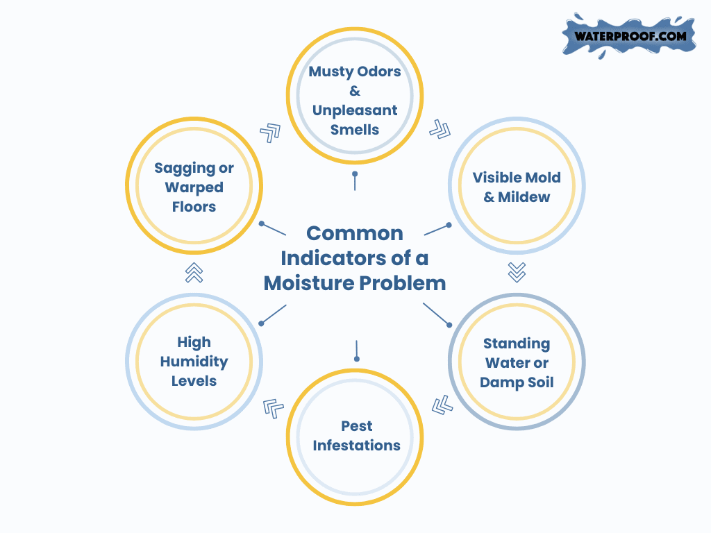 common indicators of a moisture problem