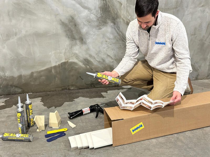sealoncebasementwaterproofingsystem-readinstall (1) DIY SealOnce Basement Waterproofing channel installation guide how to waterproof basement
