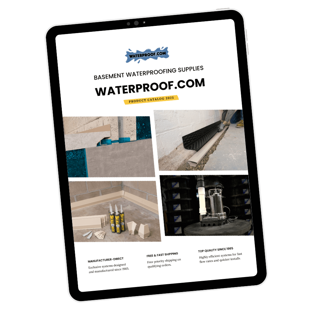 ProductCatalogiPad2 Basement Waterproofing Products and systems catalog Waterproof.com