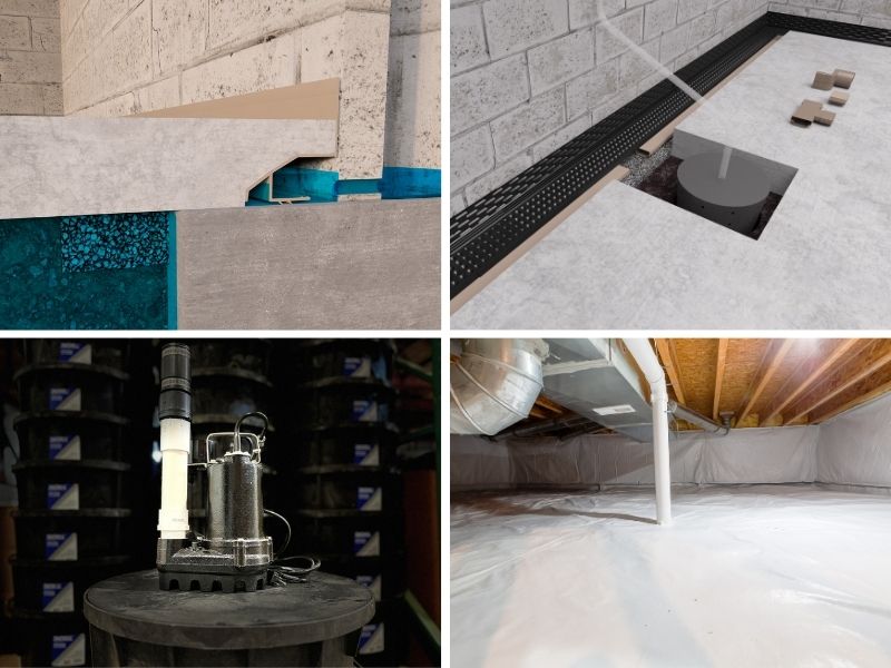 contractor-basement-waterproofing-grid basement waterproofing products and systems for professional contractors